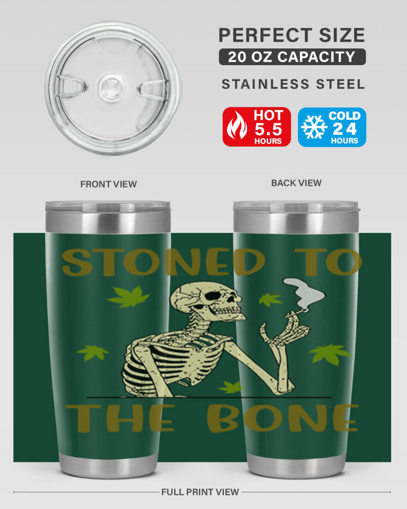 stones to the bone 264#- marijuana- Tumbler
