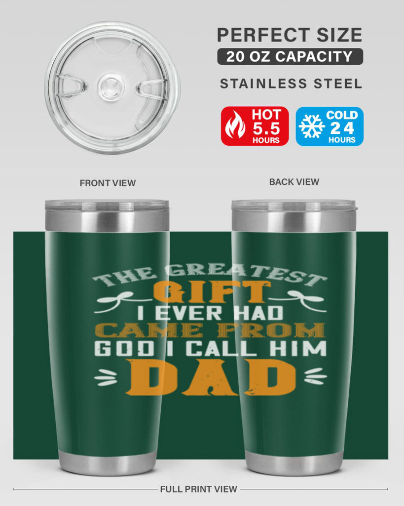 the gratest gift i ever had came from 6#- grandpa - papa- Tumbler