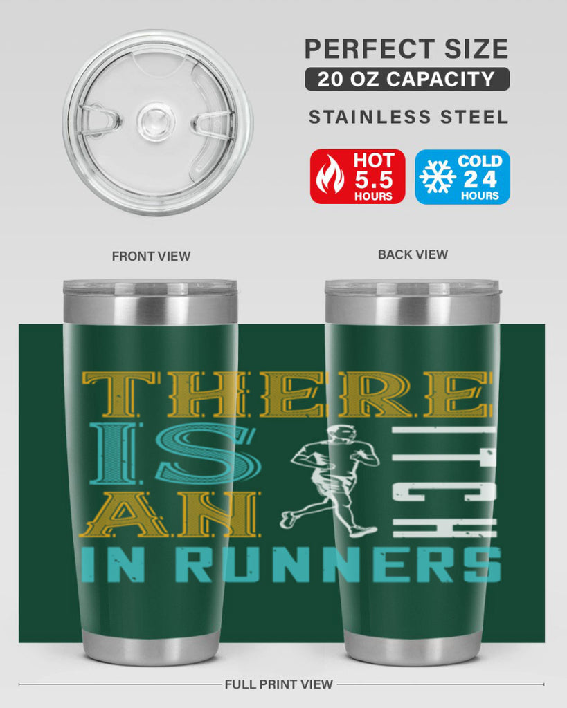 there is an itch in runners 9#- running- Tumbler