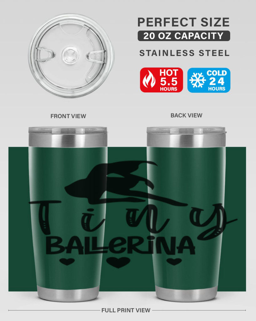 tiny ballerina 88#- ballet- Tumbler