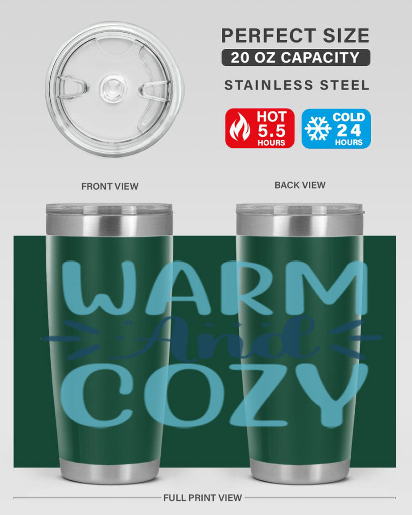 warm and cozy 445#- winter- Tumbler