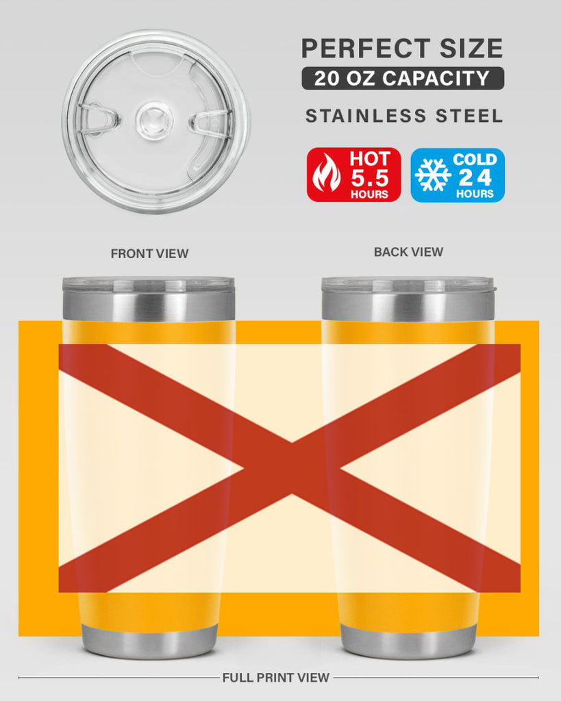 Alabama 51#- Us Flags- Tumbler