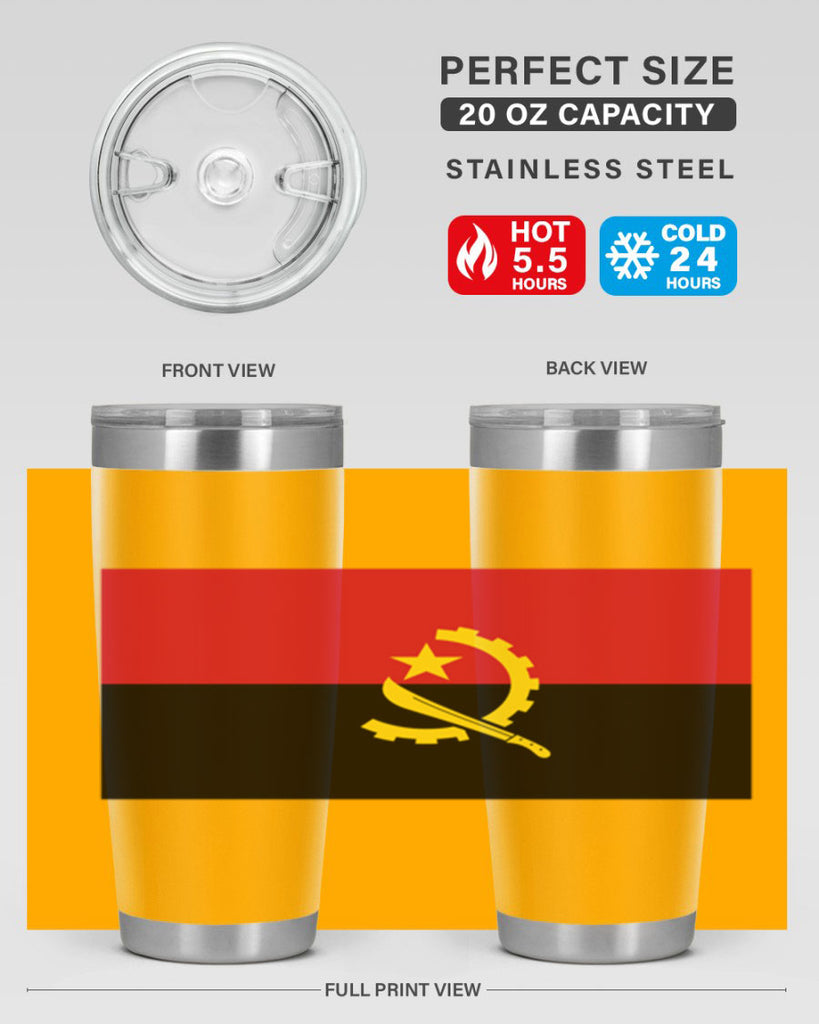 Angola 193#- world flags- Tumbler