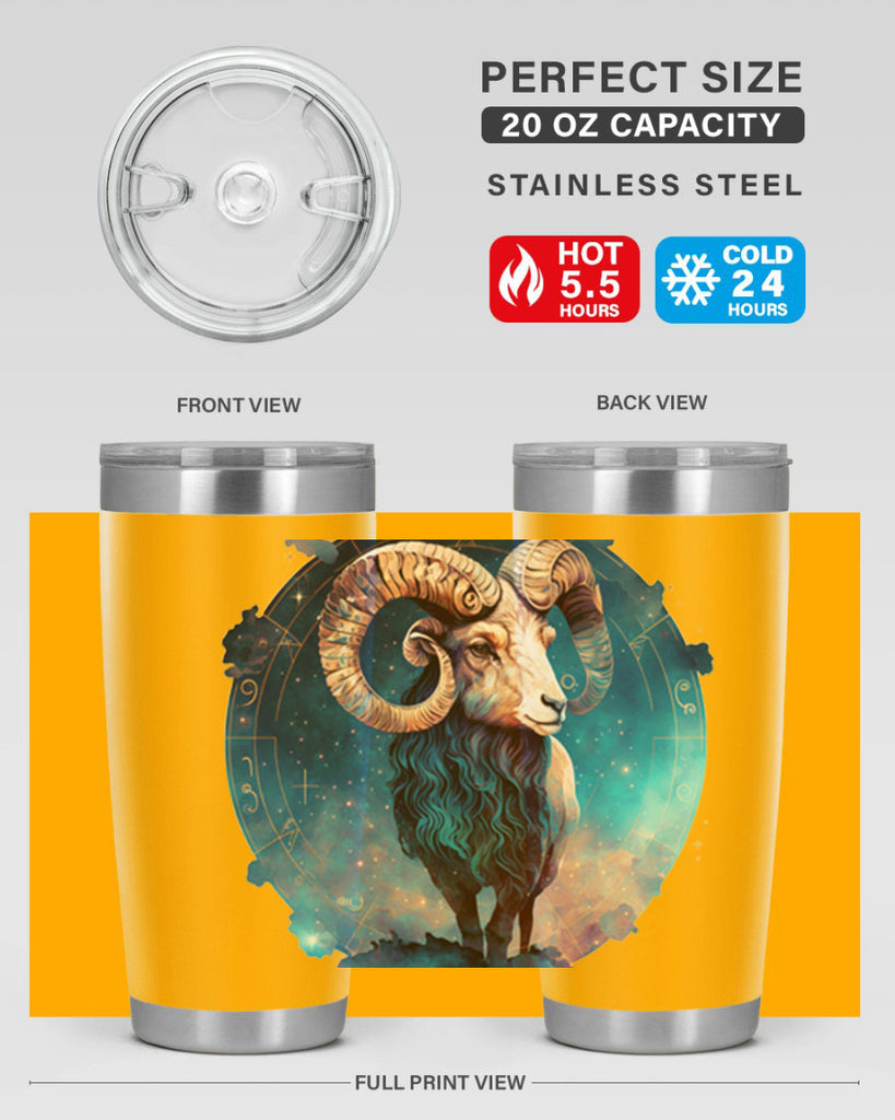 Aries 92#- zodiac- Tumbler