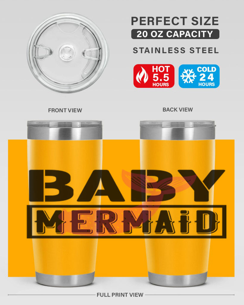 Baby mermaid 29#- mermaid- Tumbler