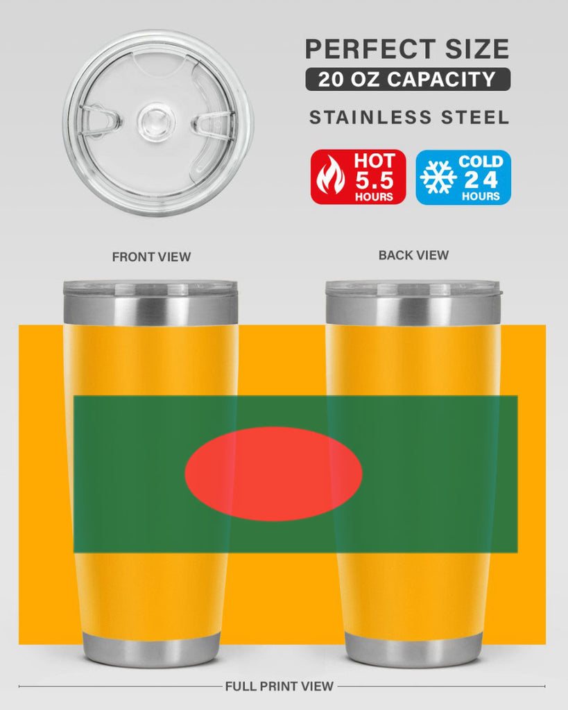 Bangladesh 184#- world flags- Tumbler