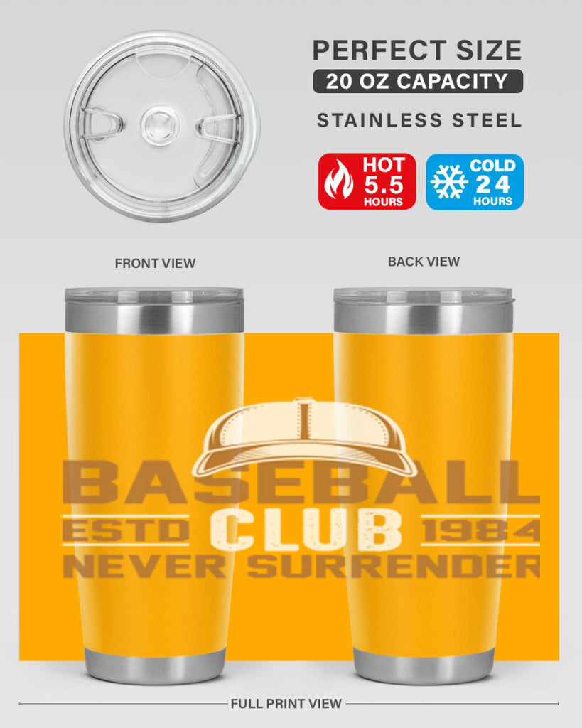 Base 1447#- baseball- Tumbler