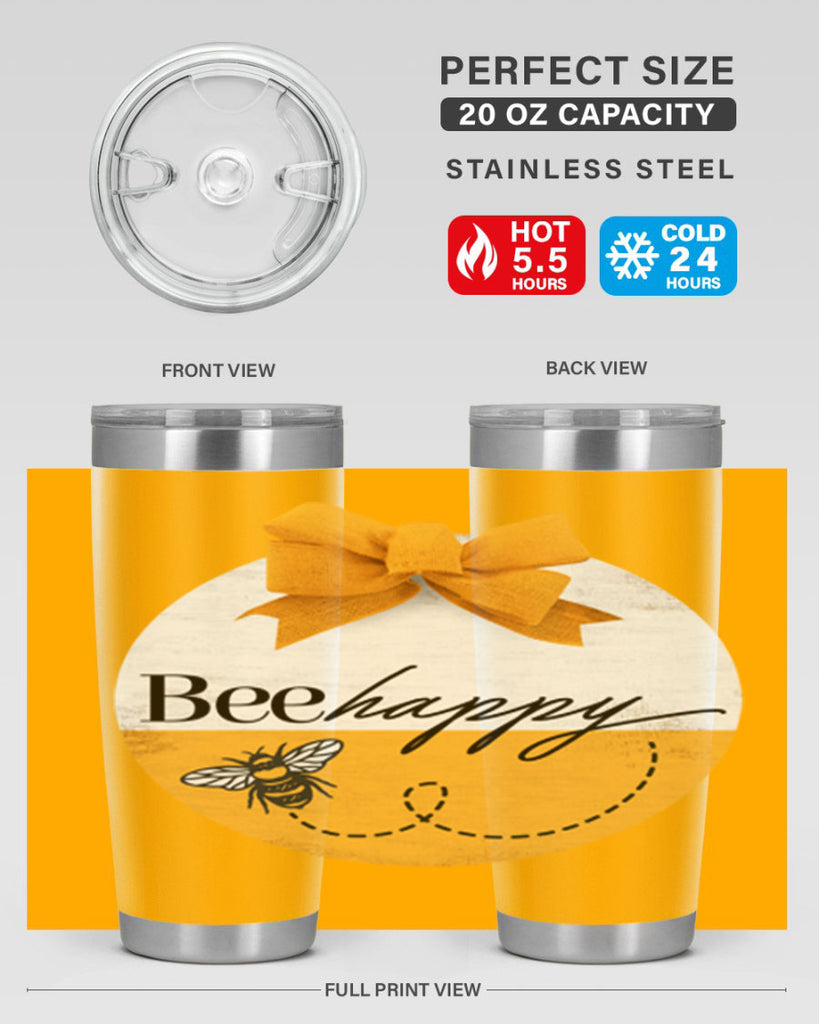 Bee Happy Mockup27#- spring- Tumbler