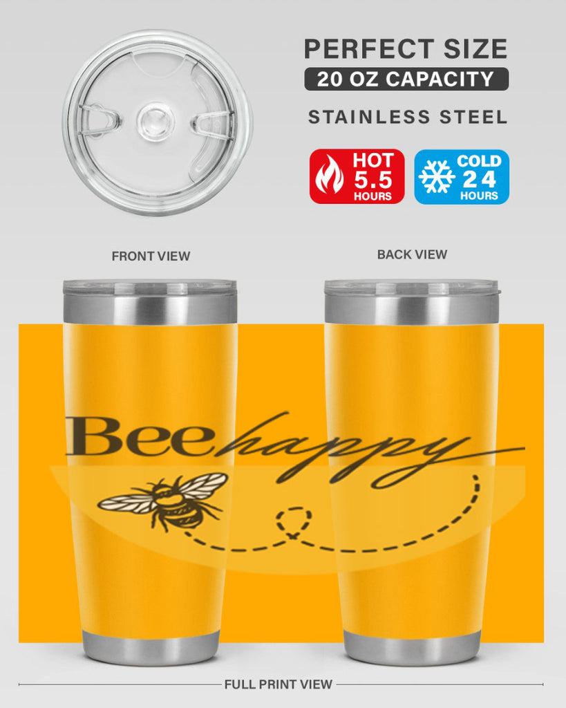 Bee Happy30#- spring- Tumbler