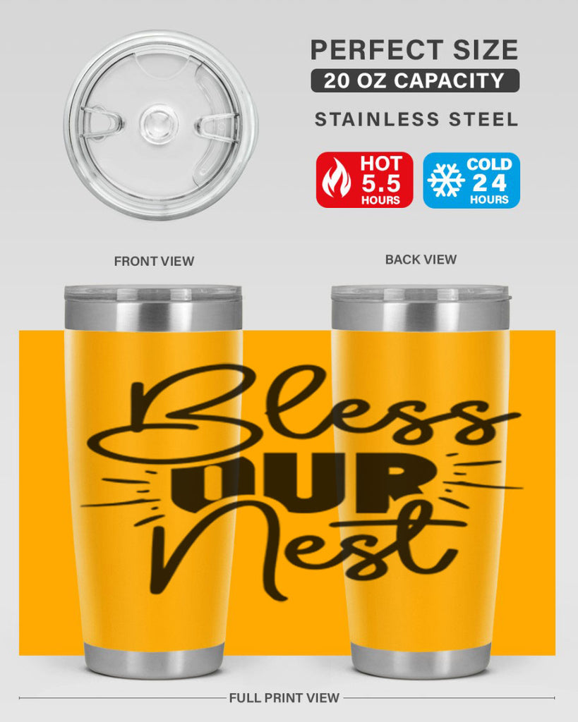 Bless Our Nest 52#- spring- Tumbler