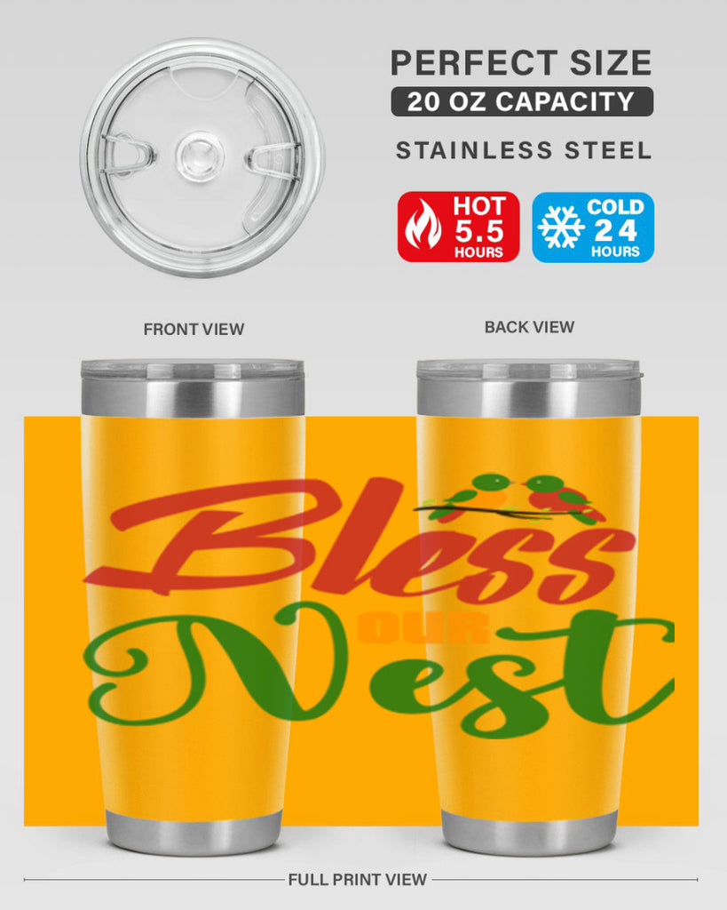 Bless Our Nest 67#- spring- Tumbler