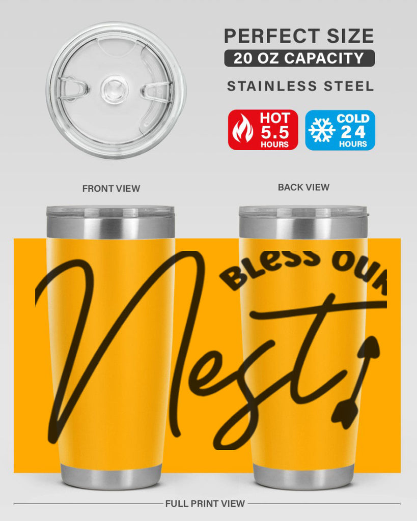 Bless Our Nest55#- spring- Tumbler
