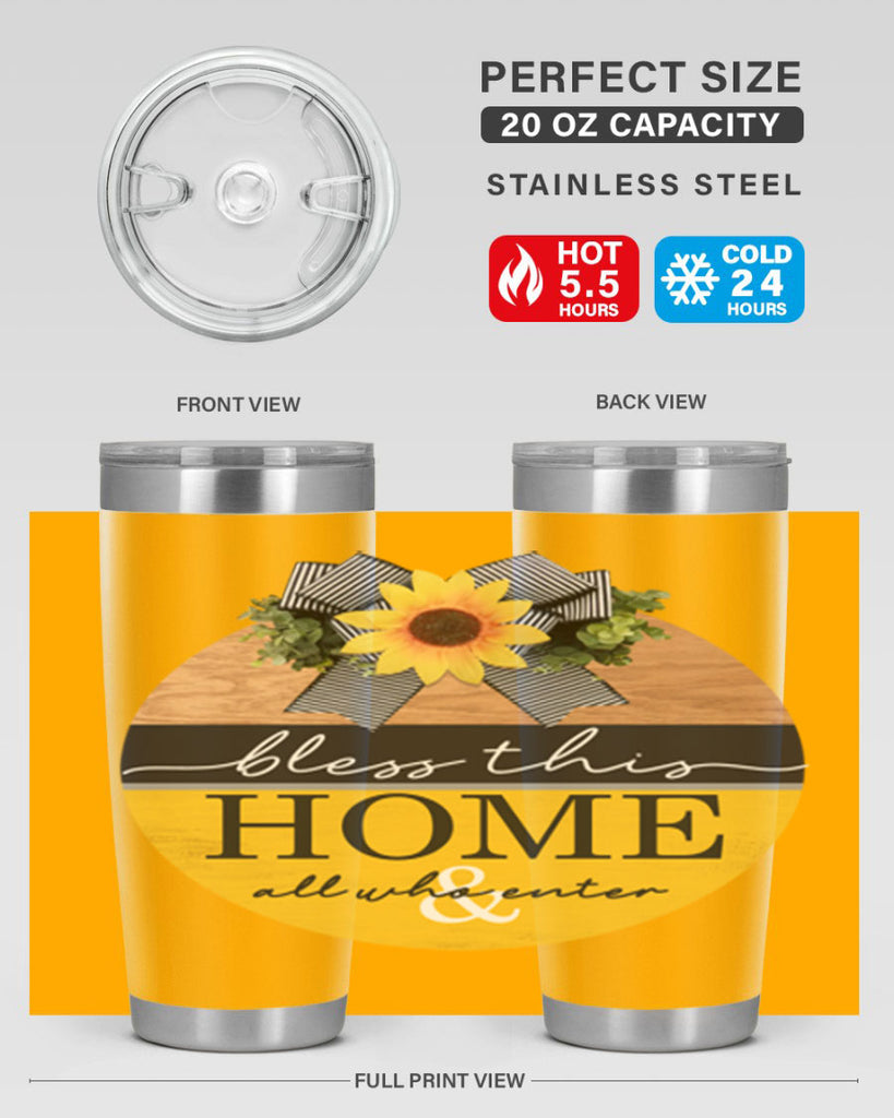 Bless this Home and all Mockup56#- spring- Tumbler