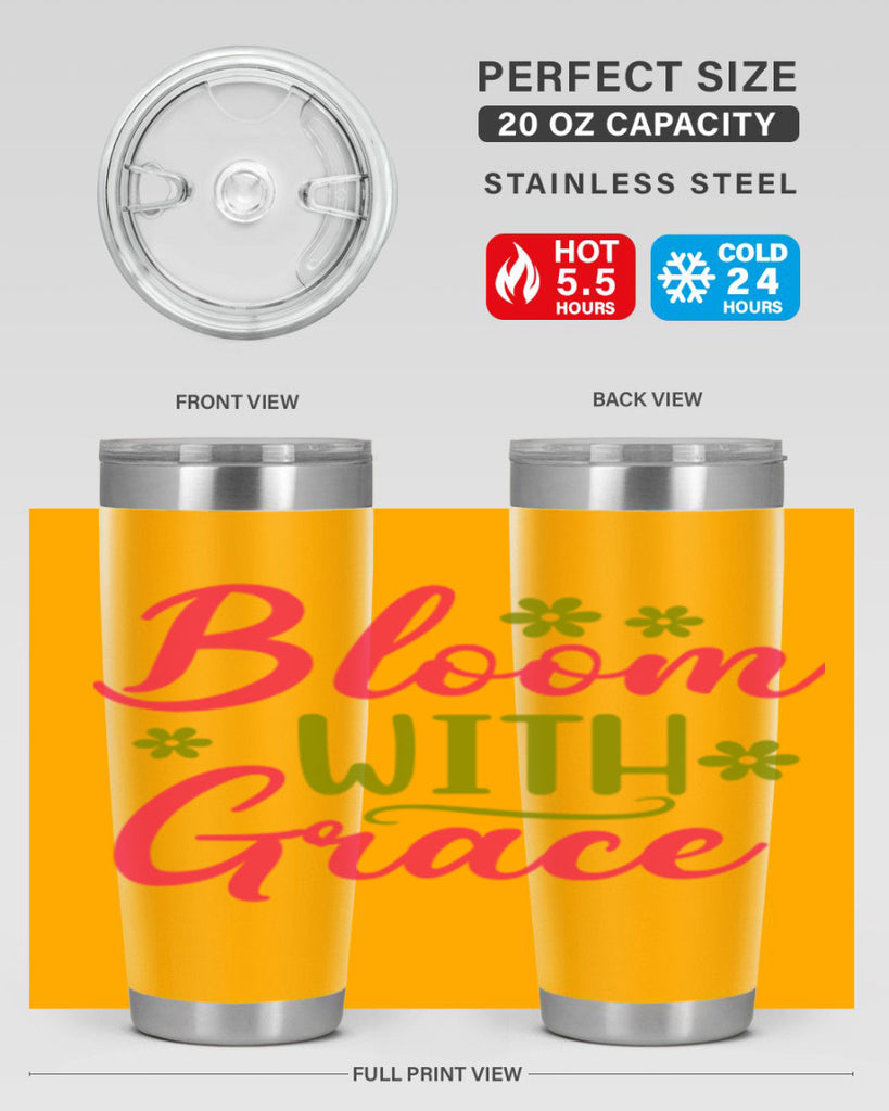 Bloom With Grace 80#- spring- Tumbler