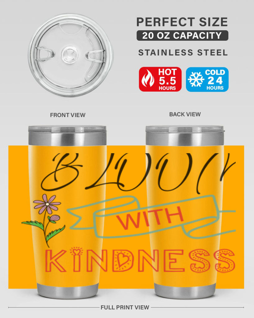 Bloom with kindness  91#- spring- Tumbler