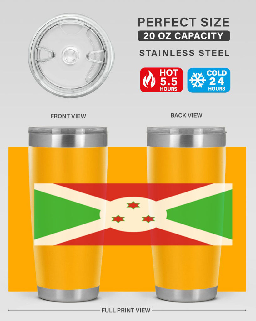 Burundi 170#- world flags- Tumbler