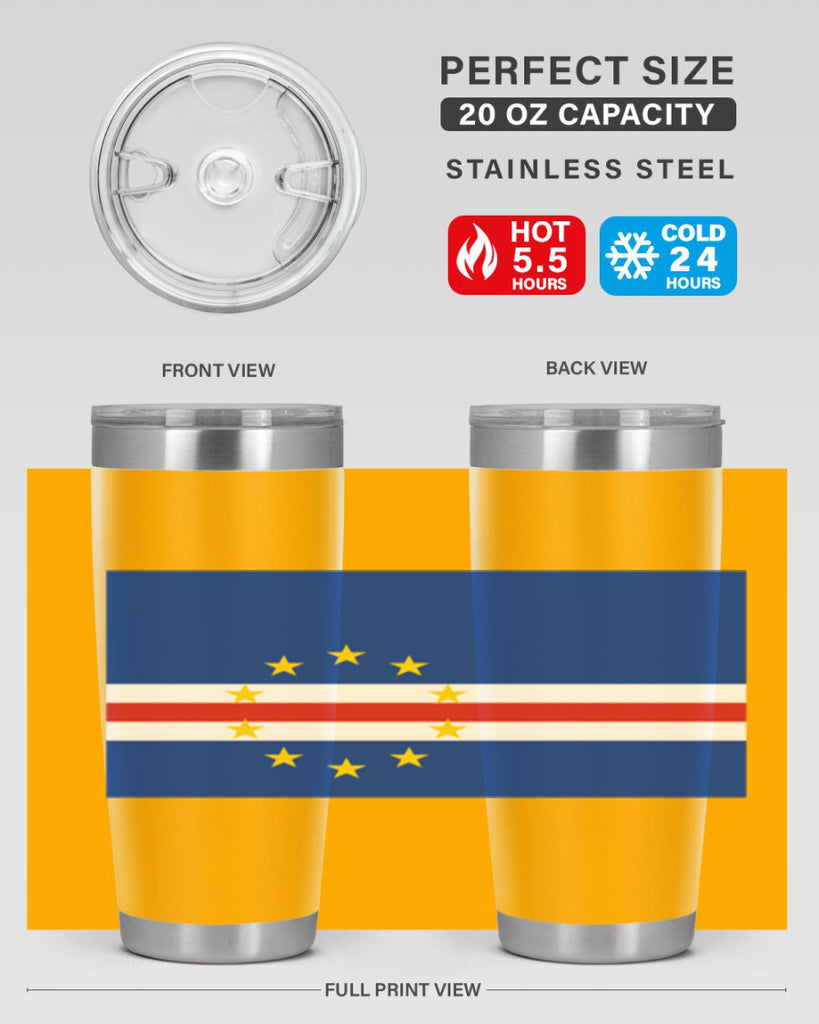 Cabo Verde 169#- world flags- Tumbler