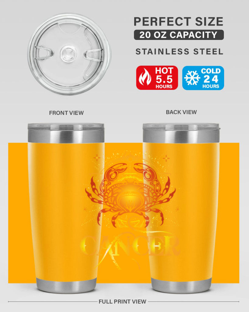 Cancer 163#- zodiac- Tumbler
