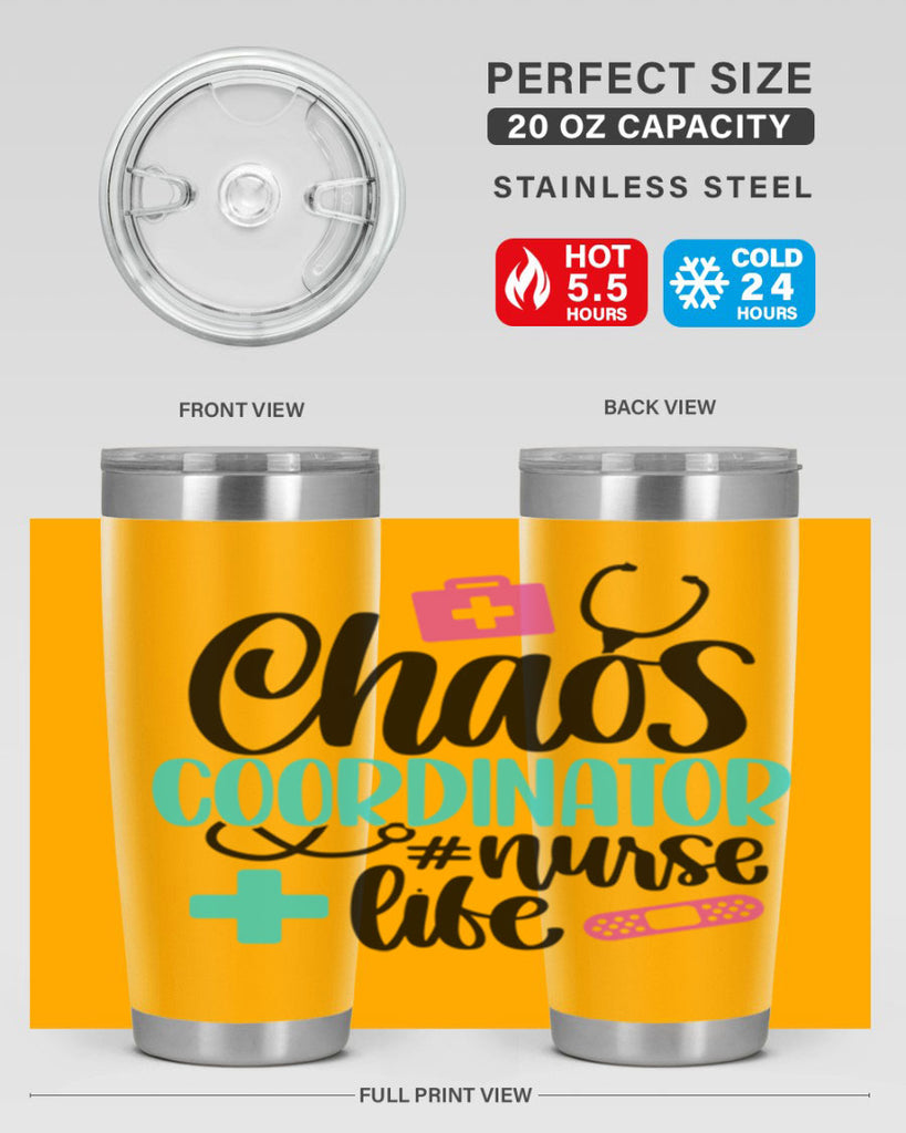 Chaos Coordinator Nurse Life Style Style 214#- nurse- tumbler