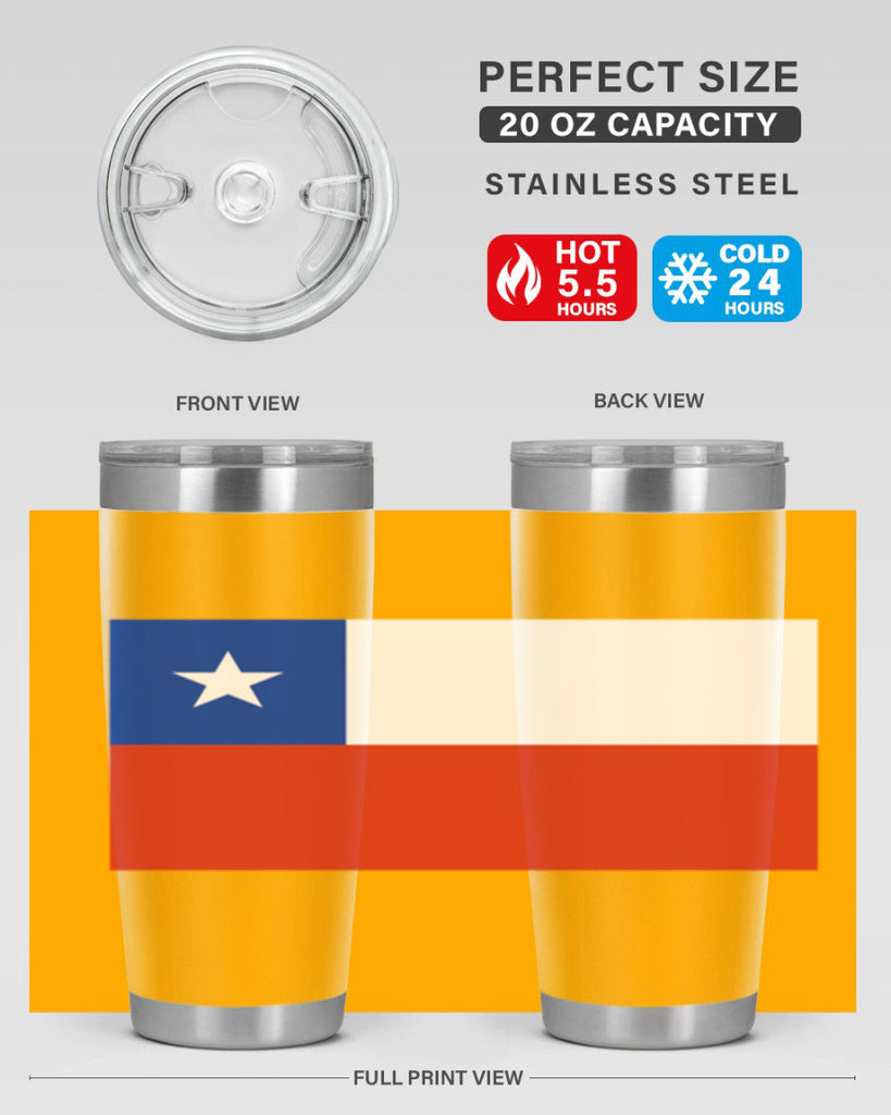 Chile 163#- world flags- Tumbler