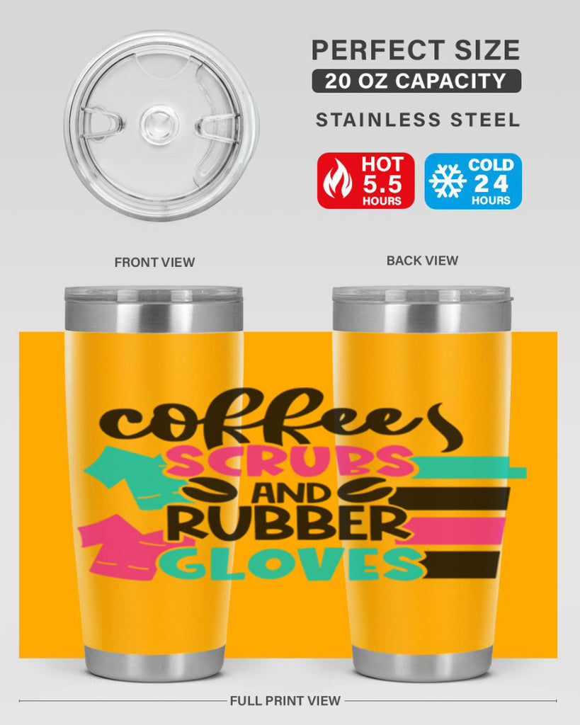 Coffee Scrubs And Rubber Gloves Style Style 209#- nurse- tumbler