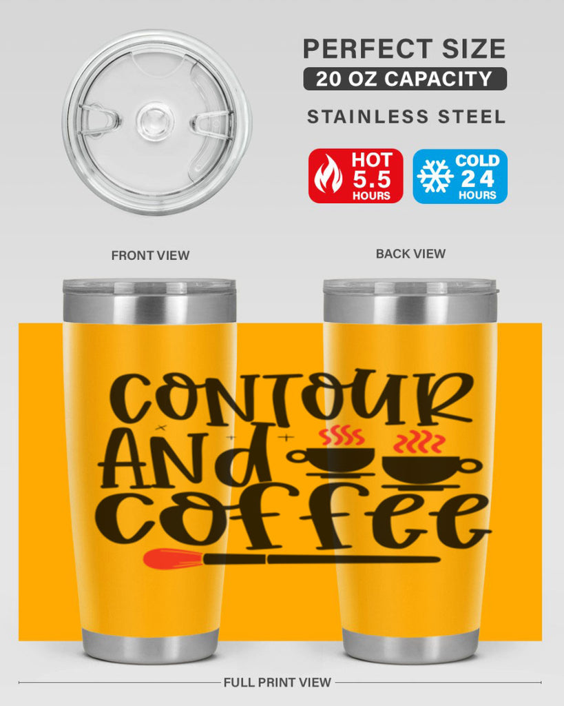 Contour And Coffee Style 242#- make up- Tumbler