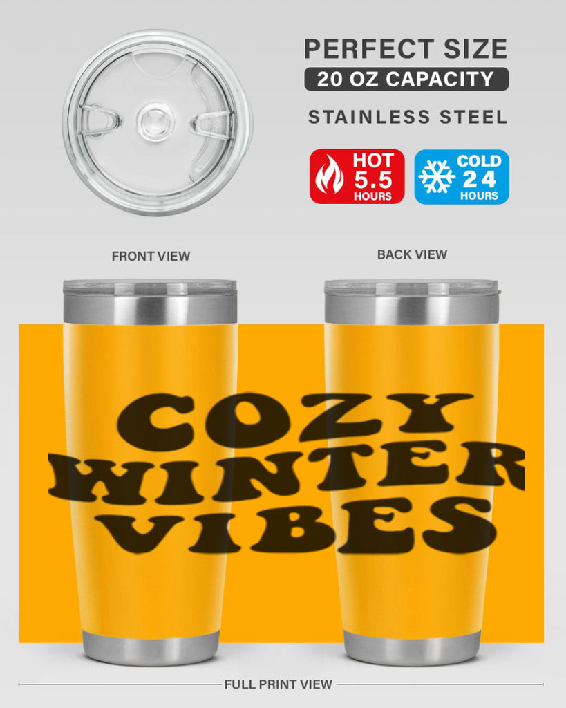 Cozy Winter Vibes 64#- winter- Tumbler