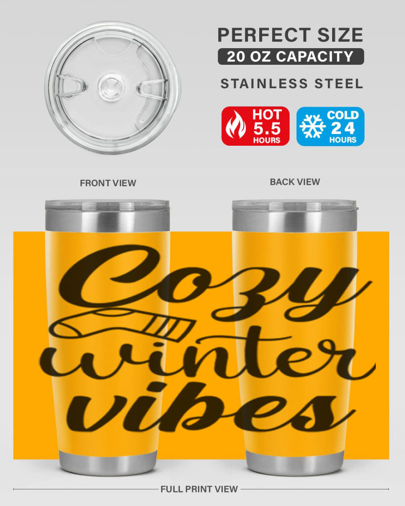 Cozy Winter Vibes 82#- winter- Tumbler