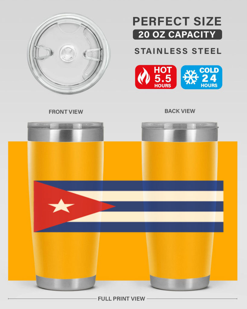 Cuba 154#- world flags- Tumbler