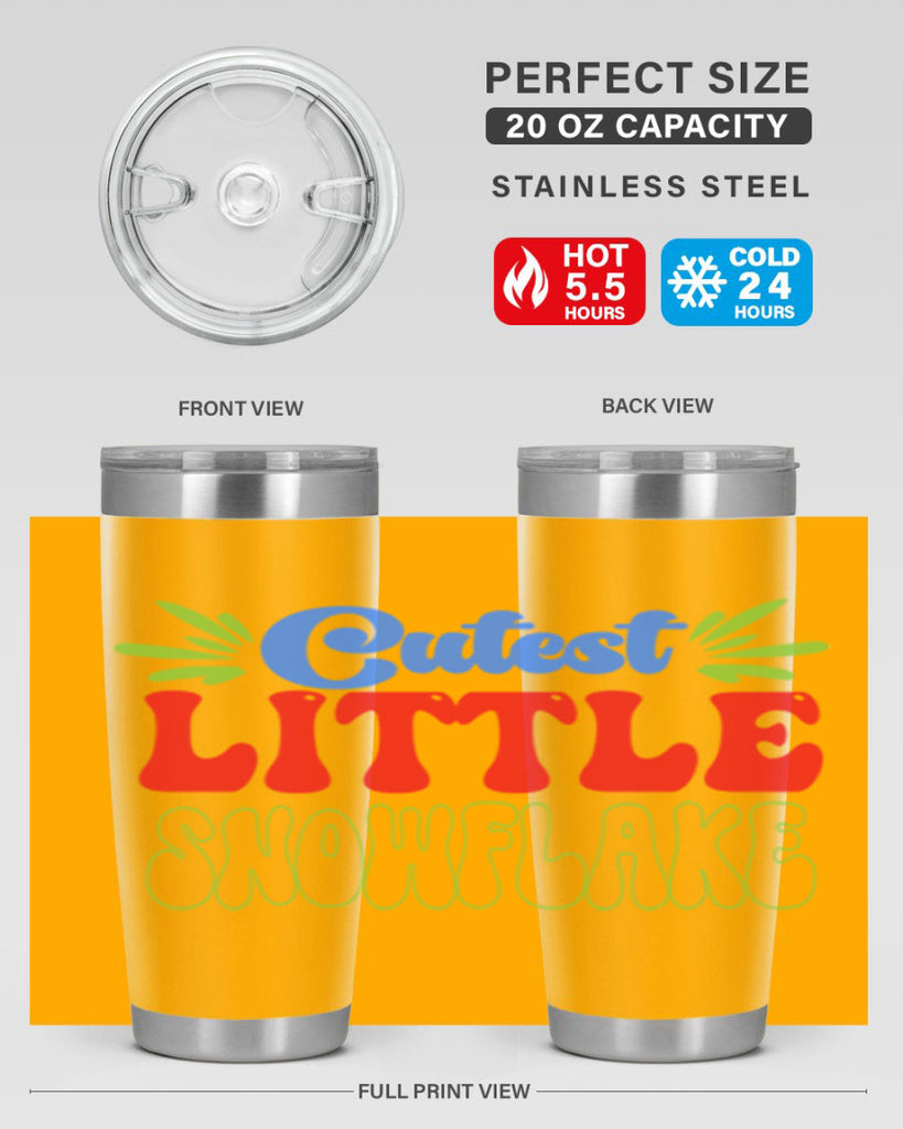 Cutest little snowflake 89#- winter- Tumbler