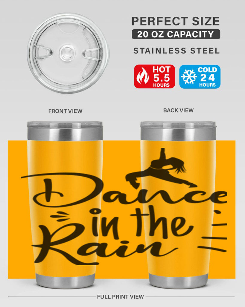DANCE in the RAIN  120#- spring- Tumbler