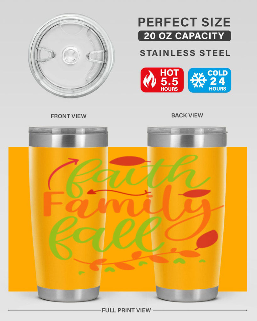 Faith Family Fall 82#- fall- Tumbler