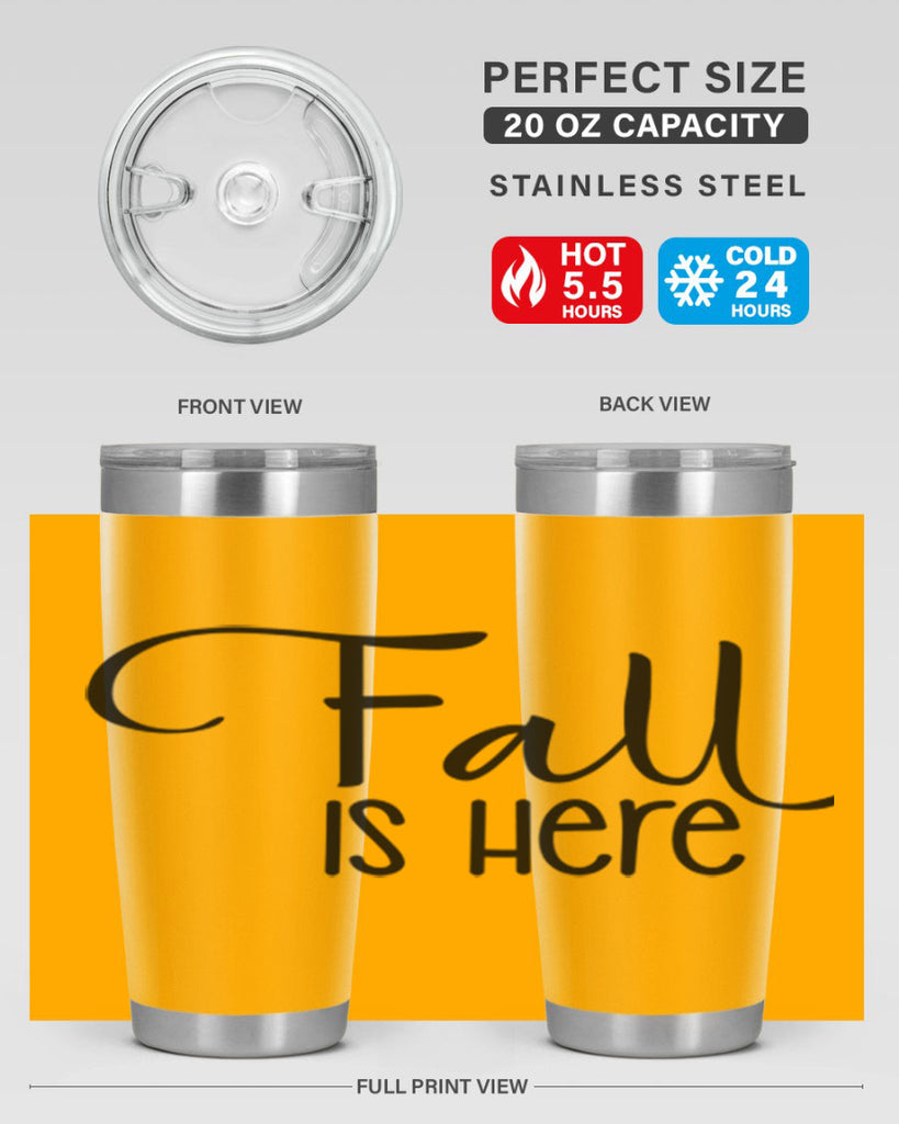 Fall Is Here 109#- fall- Tumbler