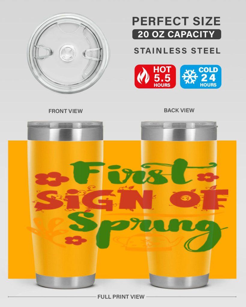 First Sign of Spring 139#- spring- Tumbler
