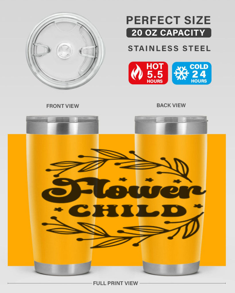 Flower child  141#- spring- Tumbler
