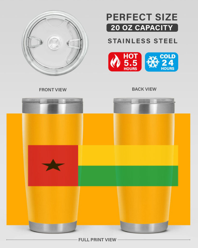 GuineaBissau 128#- world flags- Tumbler