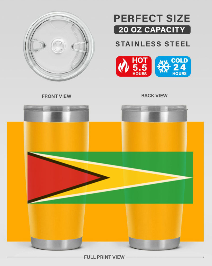Guyana 126#- world flags- Tumbler