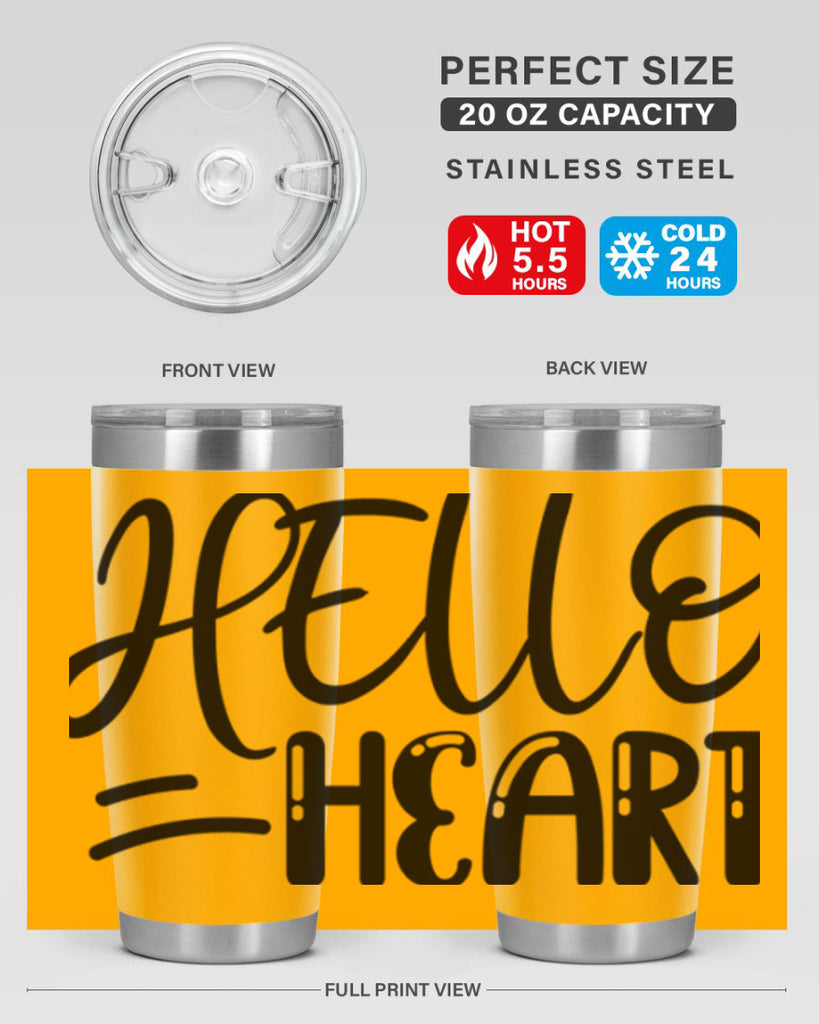 HELLO HEART  220#- spring- Tumbler