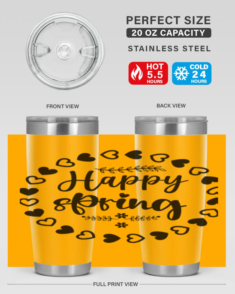 Happy Spring 174#- spring- Tumbler