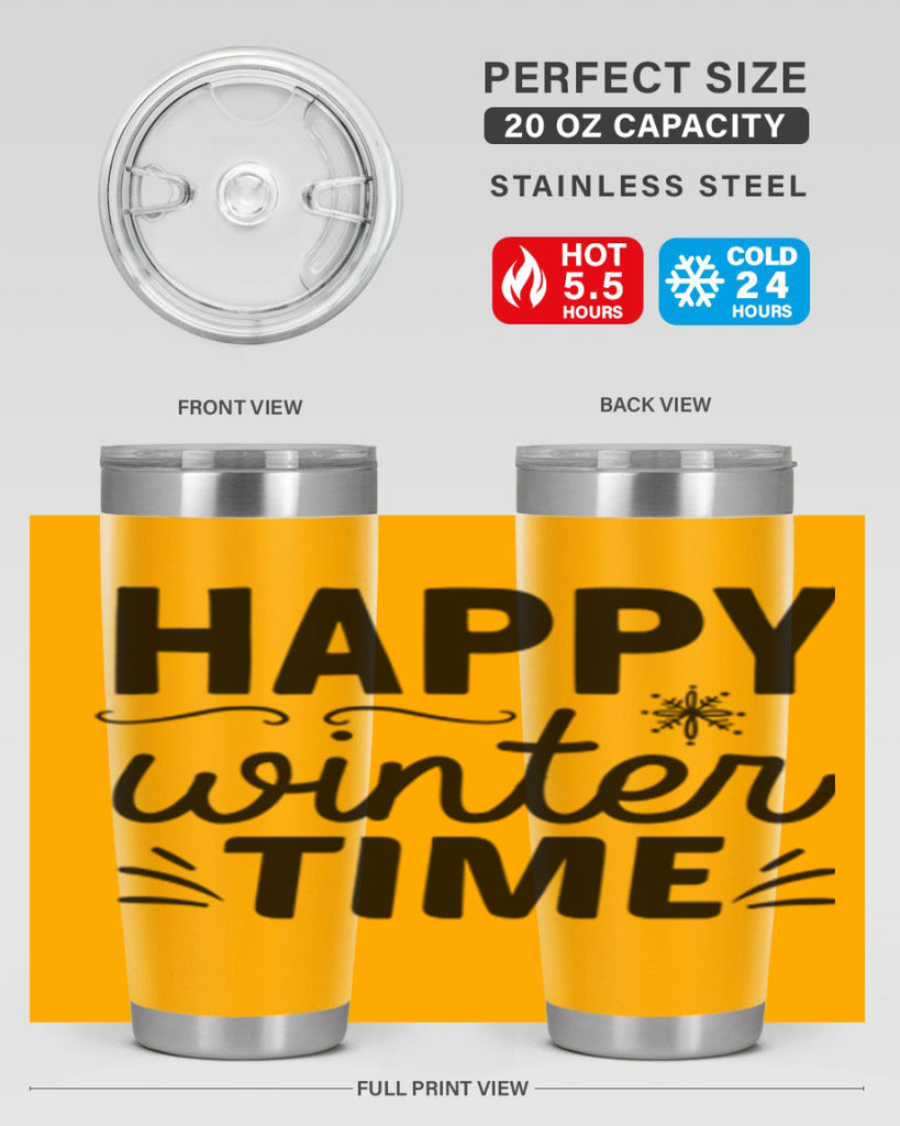 Happy Winter Time134#- winter- Tumbler