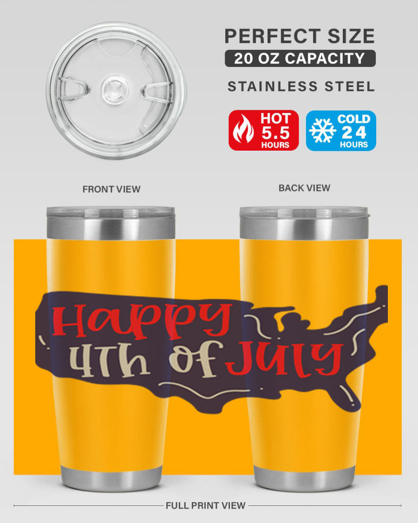 Happy th Of July Style 153#- Fourt Of July- Tumbler