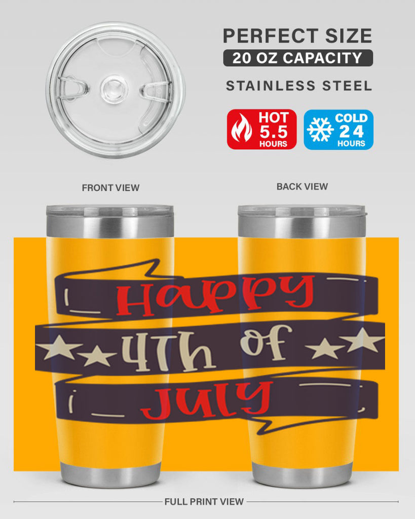 Happy th Of July Style 154#- Fourt Of July- Tumbler