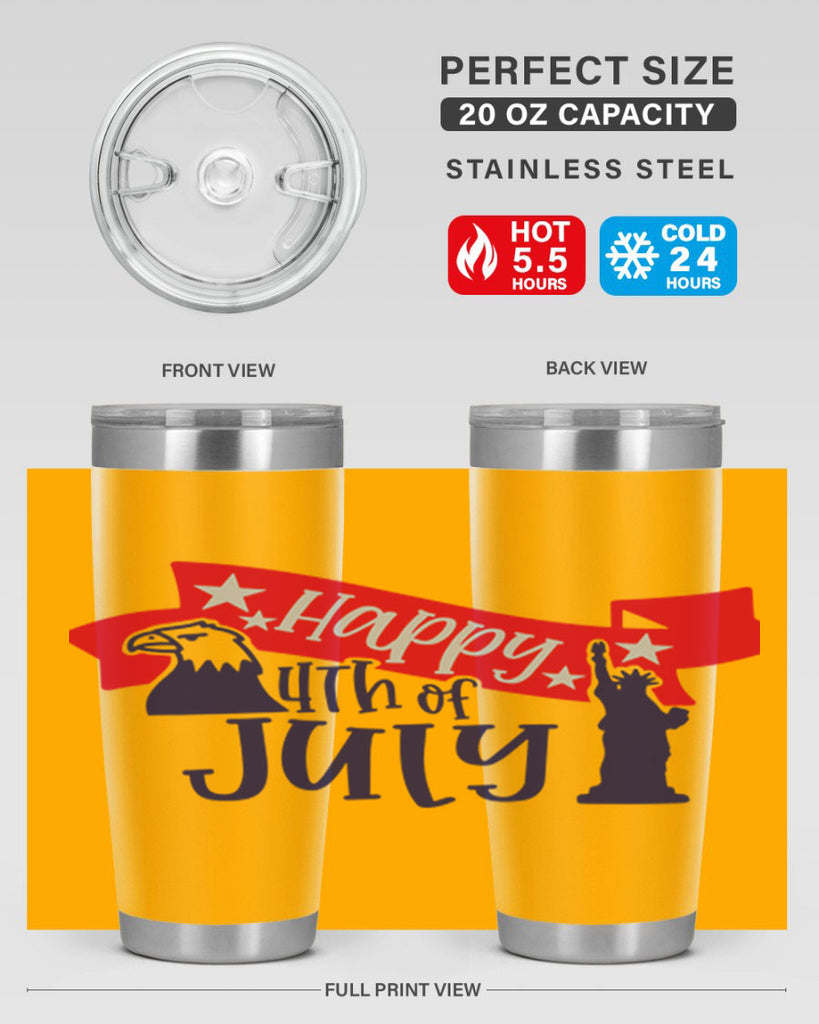 Happy th Of July Style 156#- Fourt Of July- Tumbler