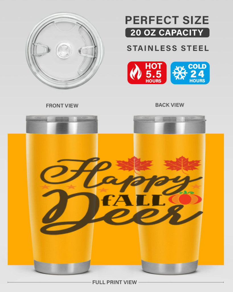 Happyfalldeer 254#- fall- Tumbler