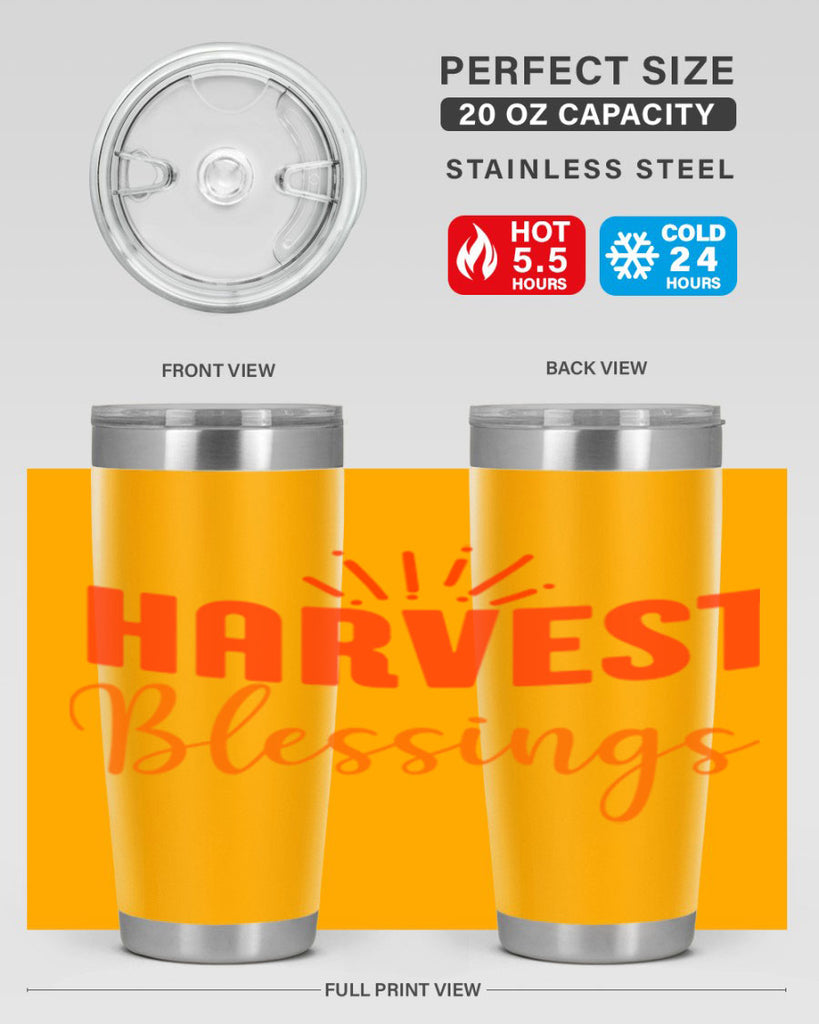 Harvest Blessings Design 264#- fall- Tumbler