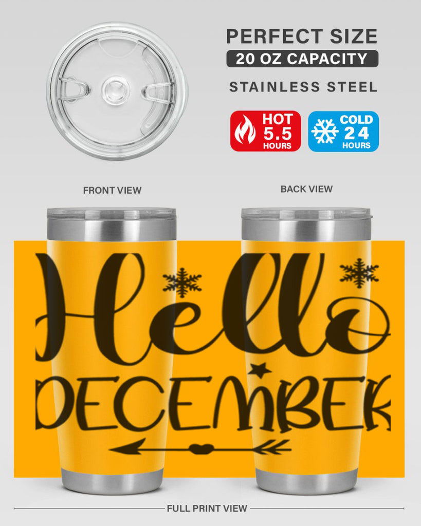 Hello December161#- winter- Tumbler