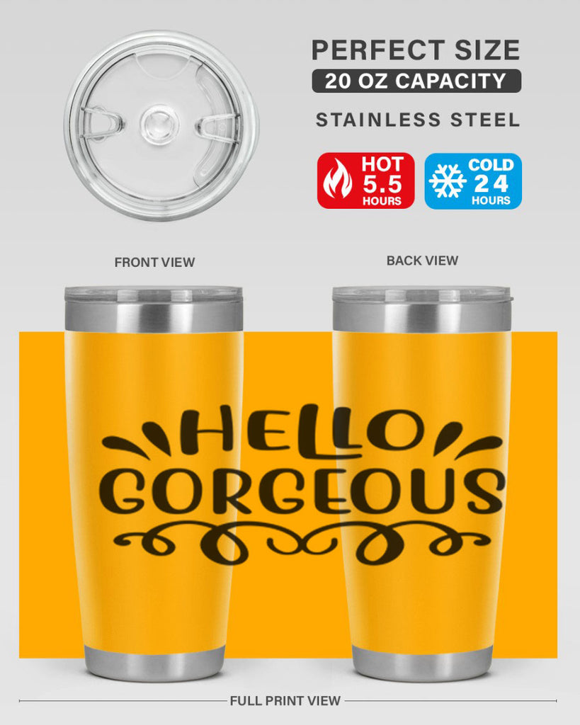 Hello Gorgeous 101#- fashion- Cotton Tank