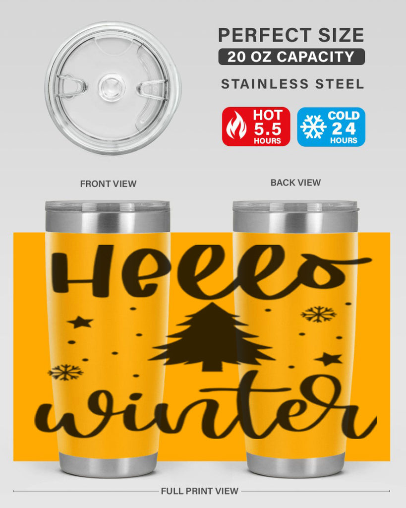 Hello Winter 162#- winter- Tumbler