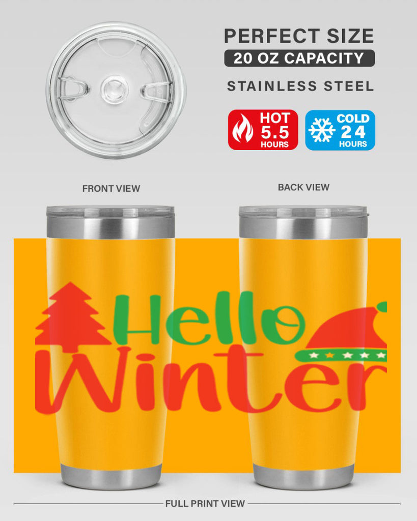 Hello Winter 180#- winter- Tumbler