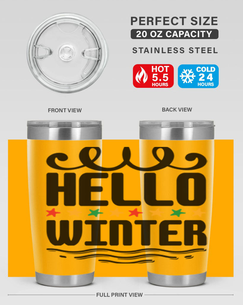 Hello Winter 185#- winter- Tumbler